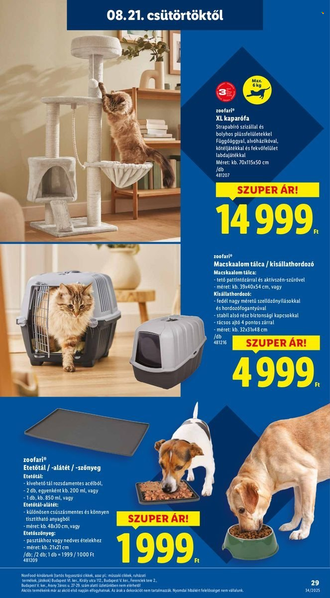 Lidl akciós újságok - 2025.08.21 - 2025.08.27. Oldal 29