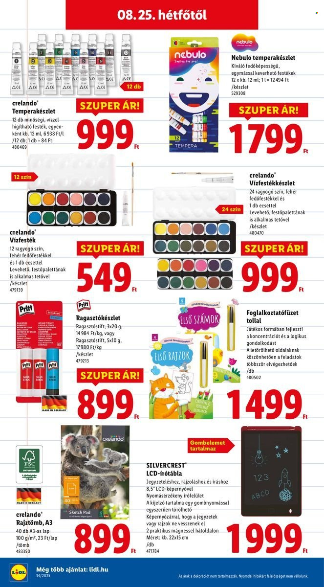 Lidl akciós újságok - 2025.08.21 - 2025.08.27. Oldal 54