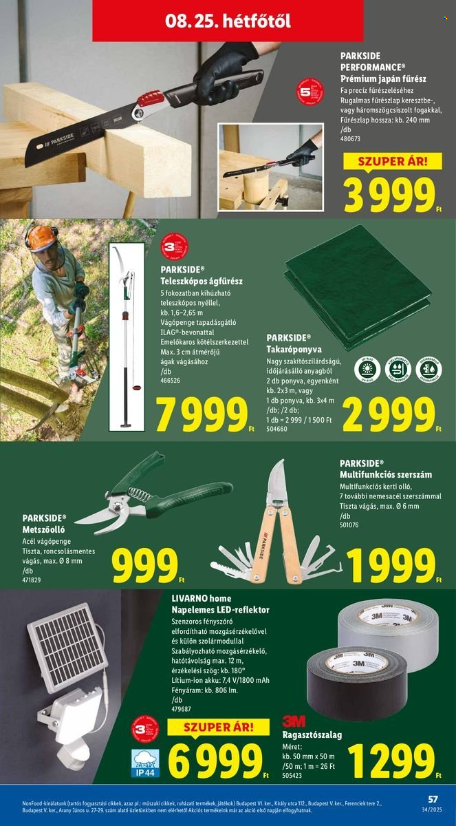 Lidl akciós újságok - 2025.08.21 - 2025.08.27. Oldal 57