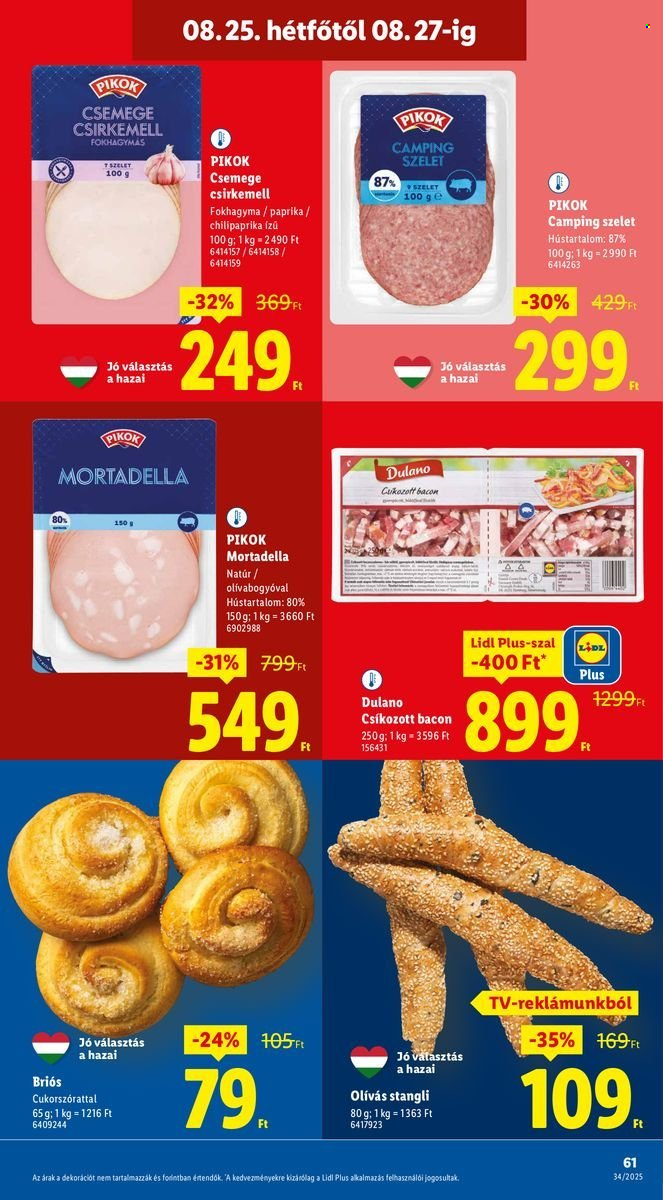 Lidl akciós újságok - 2025.08.21 - 2025.08.27. Oldal 61