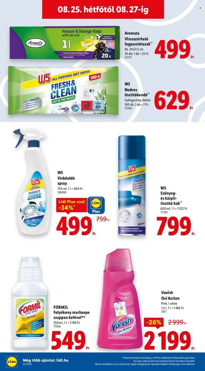 Lidl akciós újságok - 2025.08.21 - 2025.08.27. Oldal 66