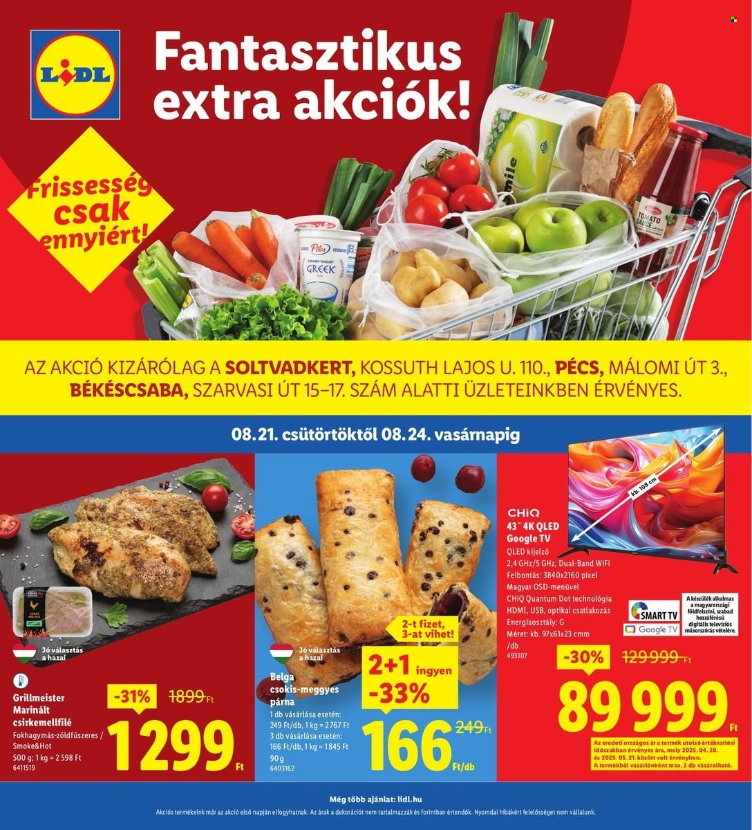 Lidl akciós újságok - 2025.08.21 - 2025.08.24. Oldal 1