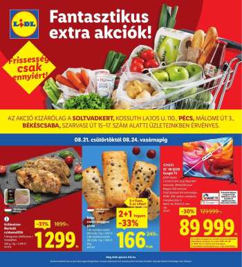 Újság Lidl - 2025.08.21 - 2025.08.24.