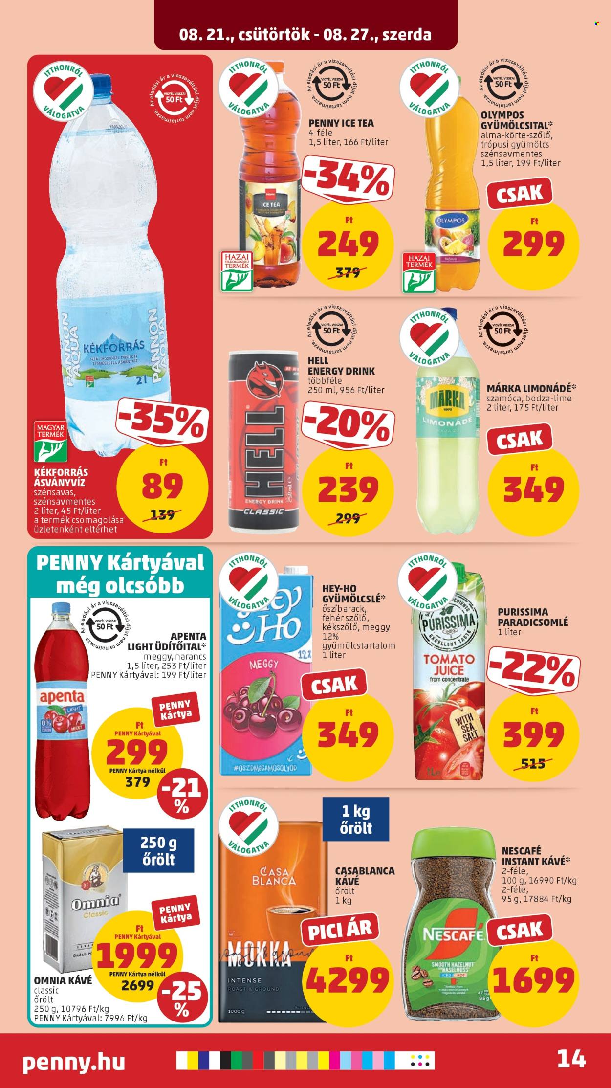 Penny Market akciós újságok - 2025.08.21 - 2025.08.27. Oldal 18