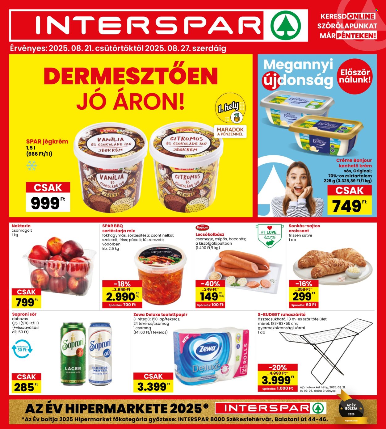 INTERSPAR akciós újságok - 2025.08.21 - 2025.08.27. Oldal 1