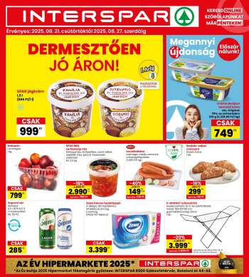 Újság INTERSPAR - 2025.08.21 - 2025.08.27.