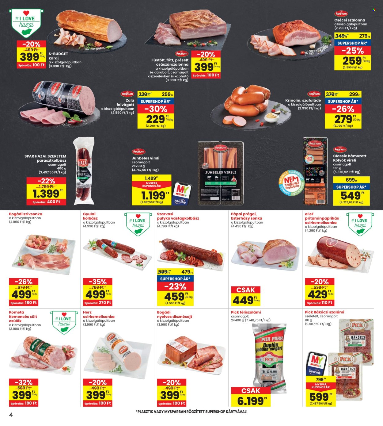 INTERSPAR akciós újságok - 2025.08.21 - 2025.08.27. Oldal 4
