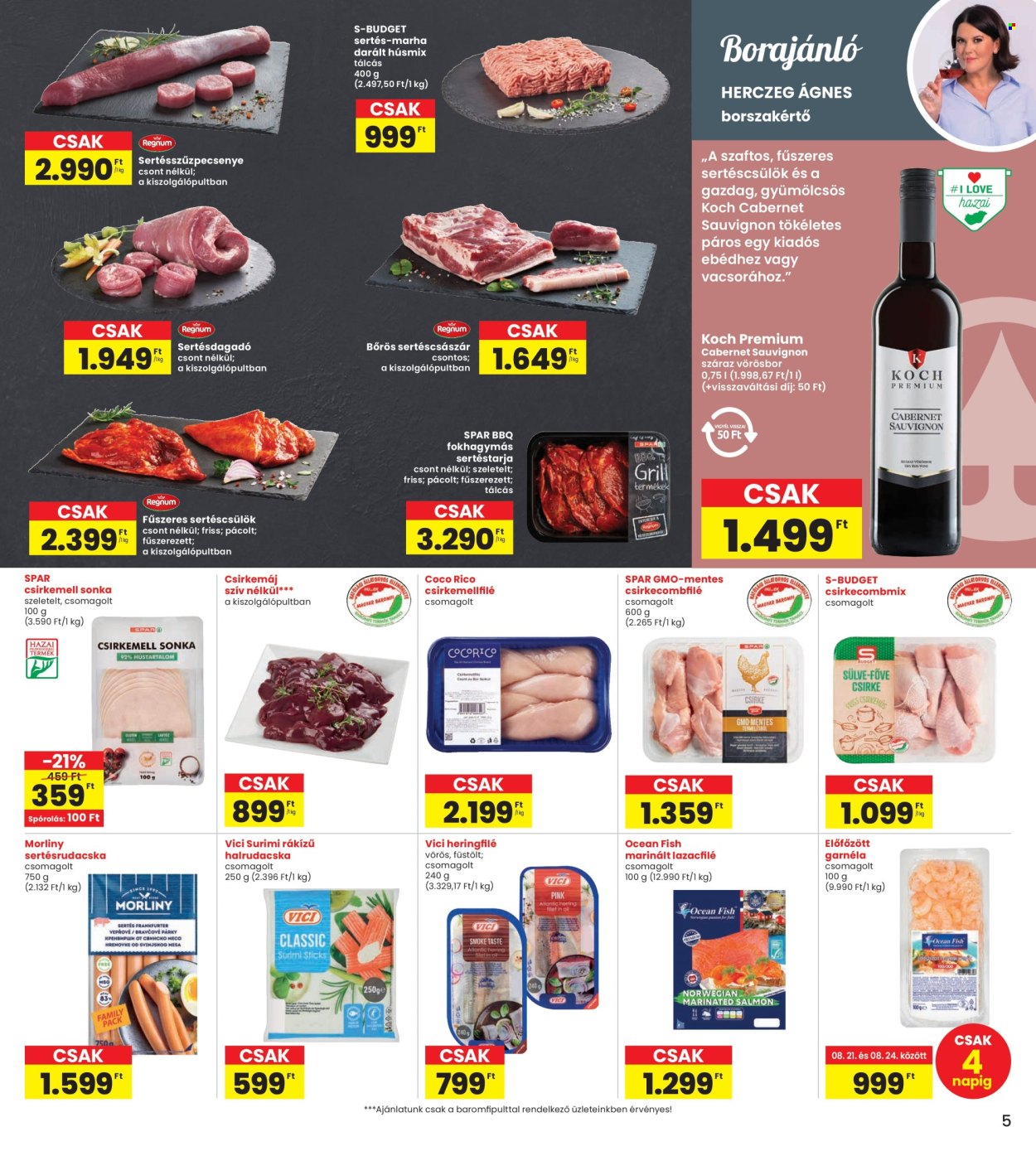 INTERSPAR akciós újságok - 2025.08.21 - 2025.08.27. Oldal 5