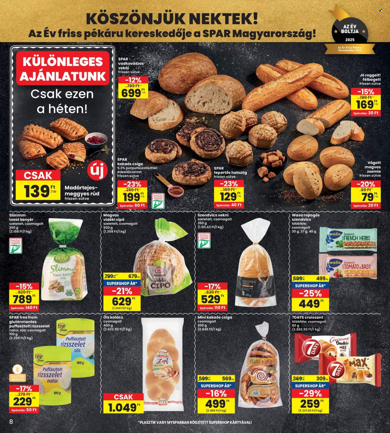 INTERSPAR akciós újságok - 2025.08.21 - 2025.08.27. Oldal 8