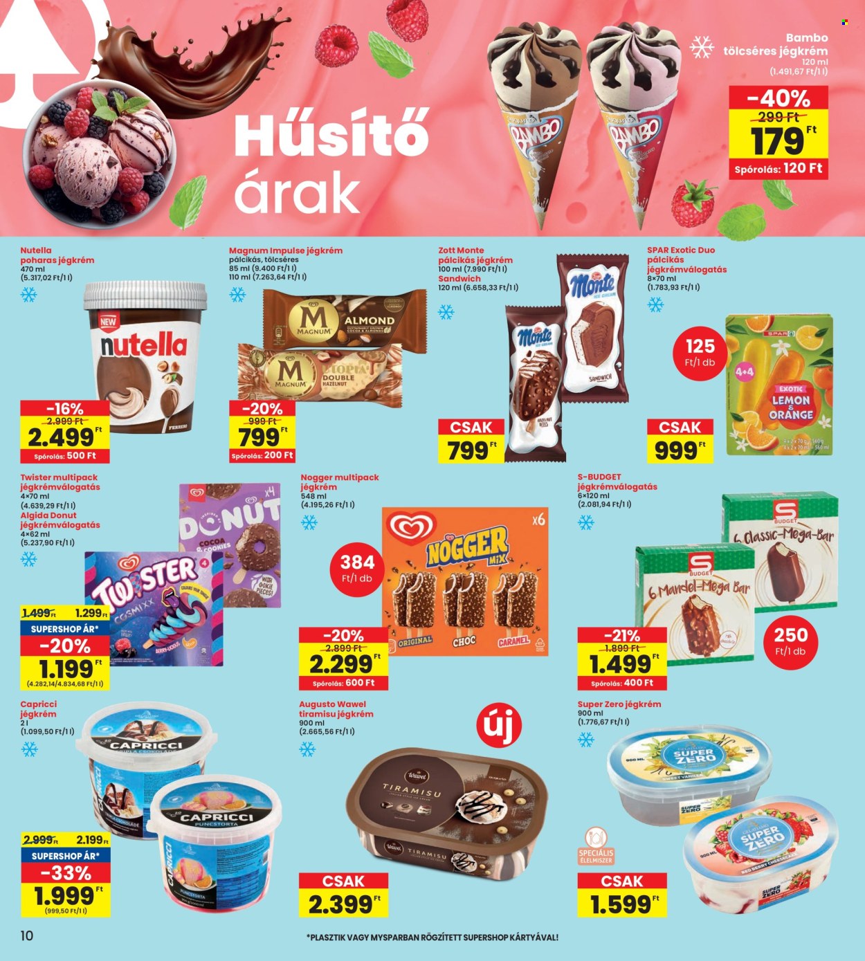 INTERSPAR akciós újságok - 2025.08.21 - 2025.08.27. Oldal 10