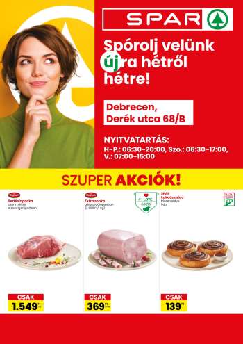 Újság SPAR Szupermarket - 2025.08.21 - 2025.08.27.