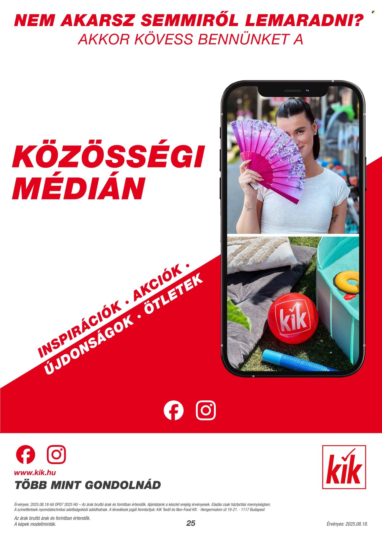 Kik akciós újságok. Oldal 25