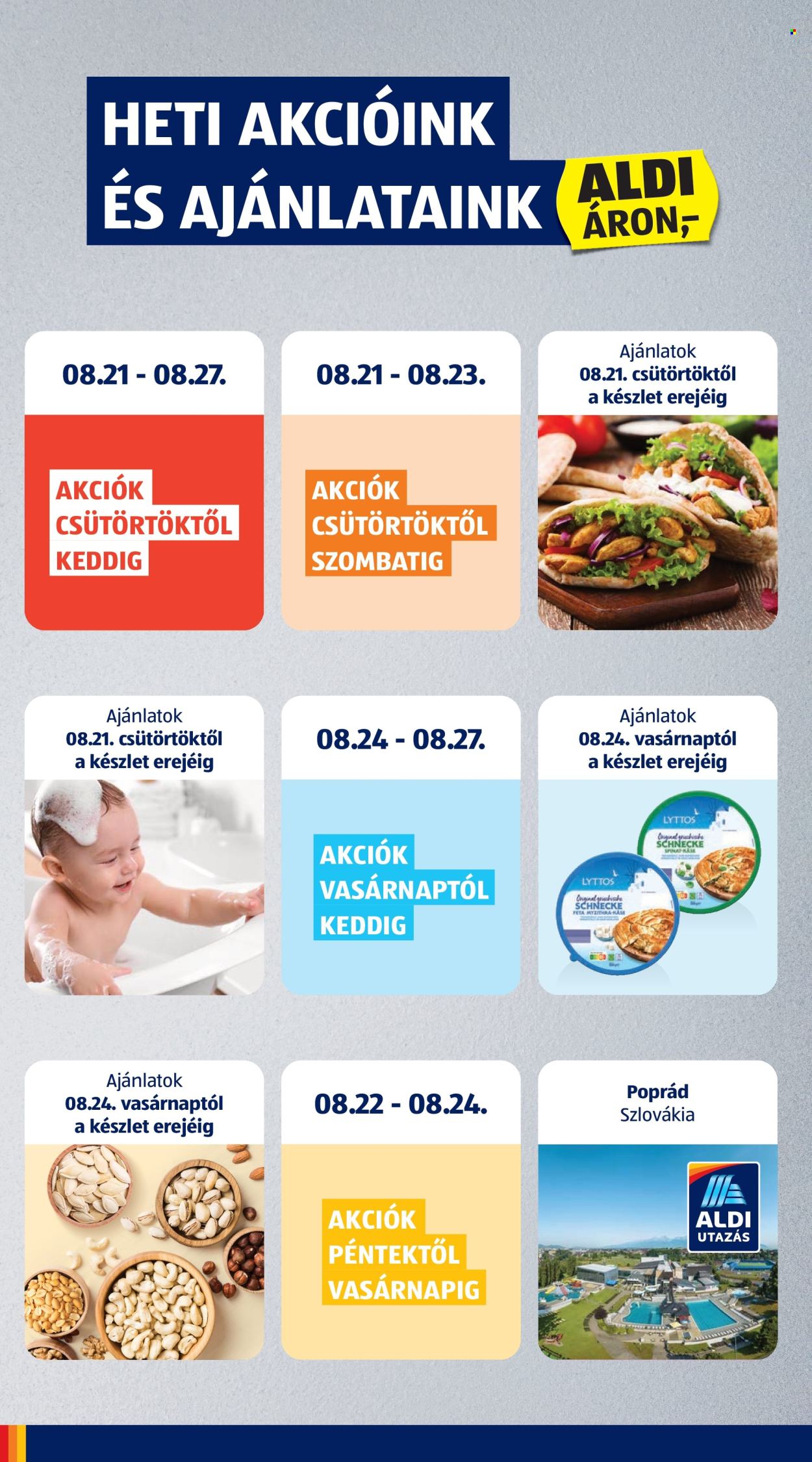 Aldi akciós újságok - 2025.08.21 - 2025.08.27. Oldal 2
