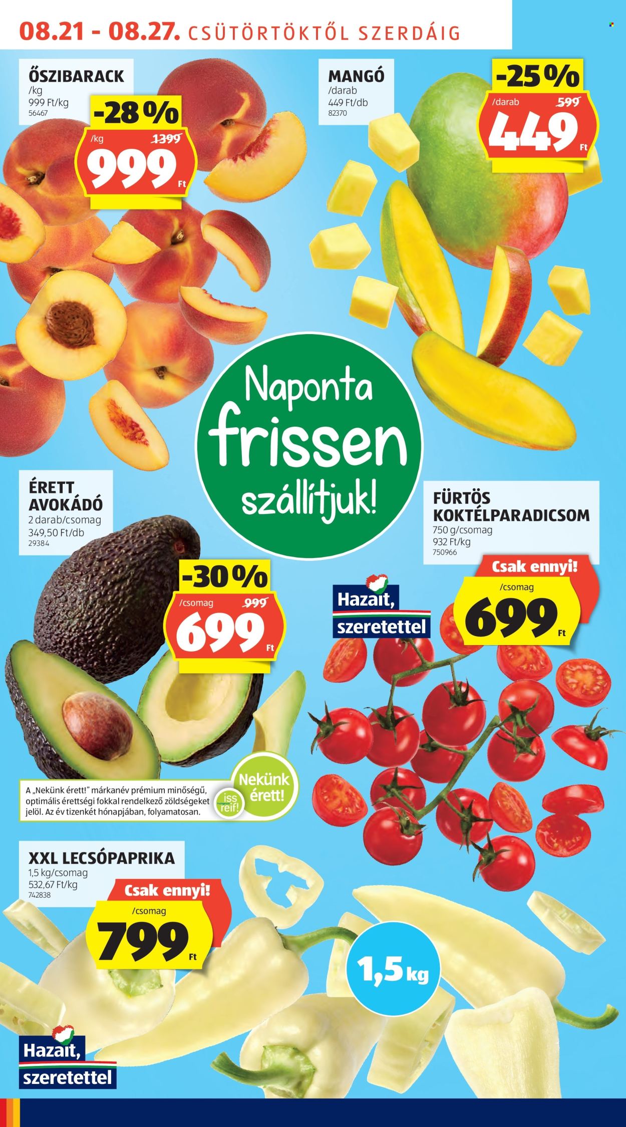 Aldi akciós újságok - 2025.08.21 - 2025.08.27. Oldal 6