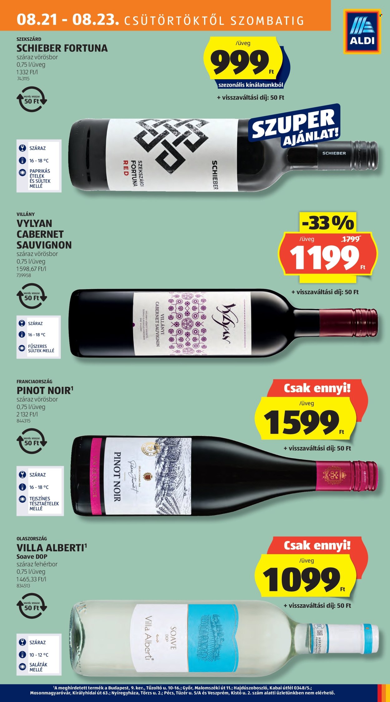 Aldi akciós újságok - 2025.08.21 - 2025.08.27. Oldal 21