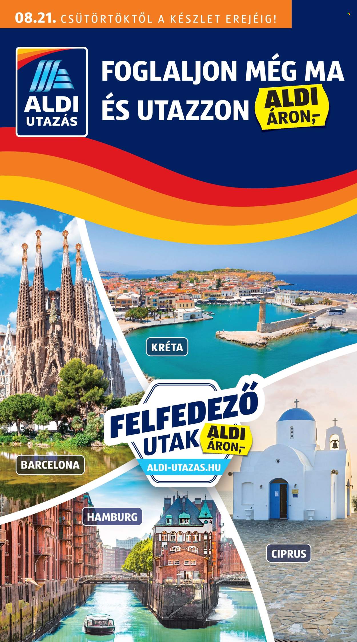 Aldi akciós újságok - 2025.08.21 - 2025.08.27. Oldal 1