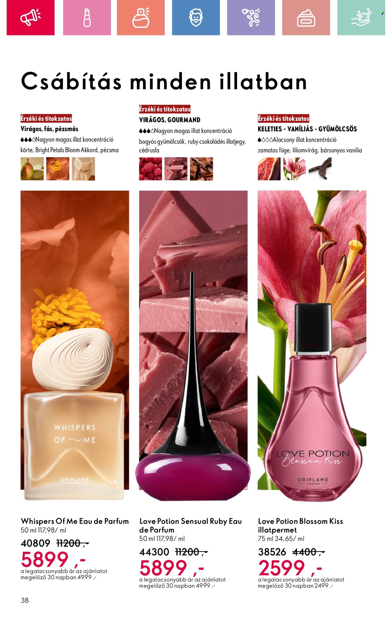 Oriflame akciós újságok - 2025.08.17 - 2025.09.06. Oldal 38