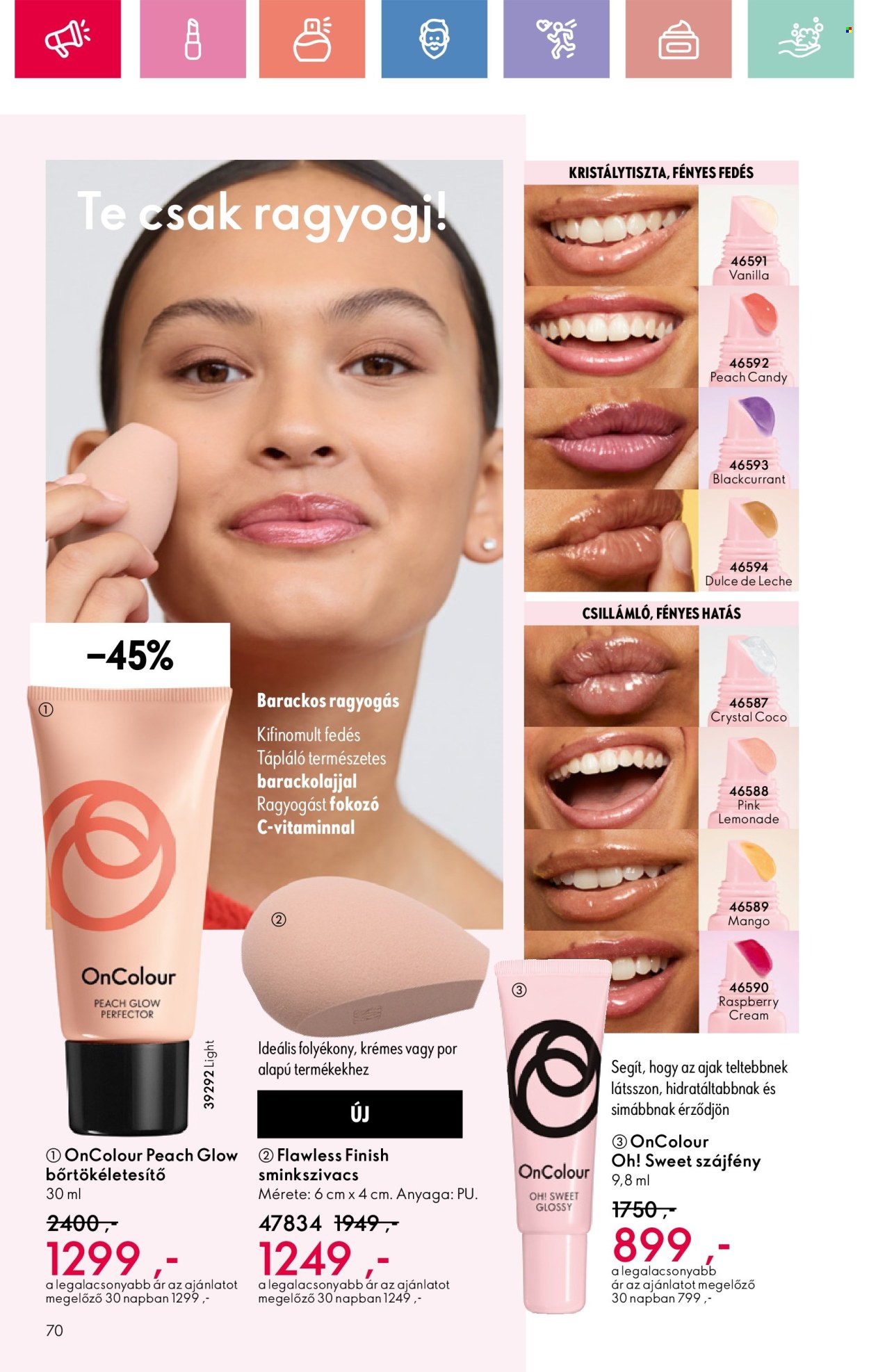 Oriflame akciós újságok - 2025.08.17 - 2025.09.06. Oldal 70