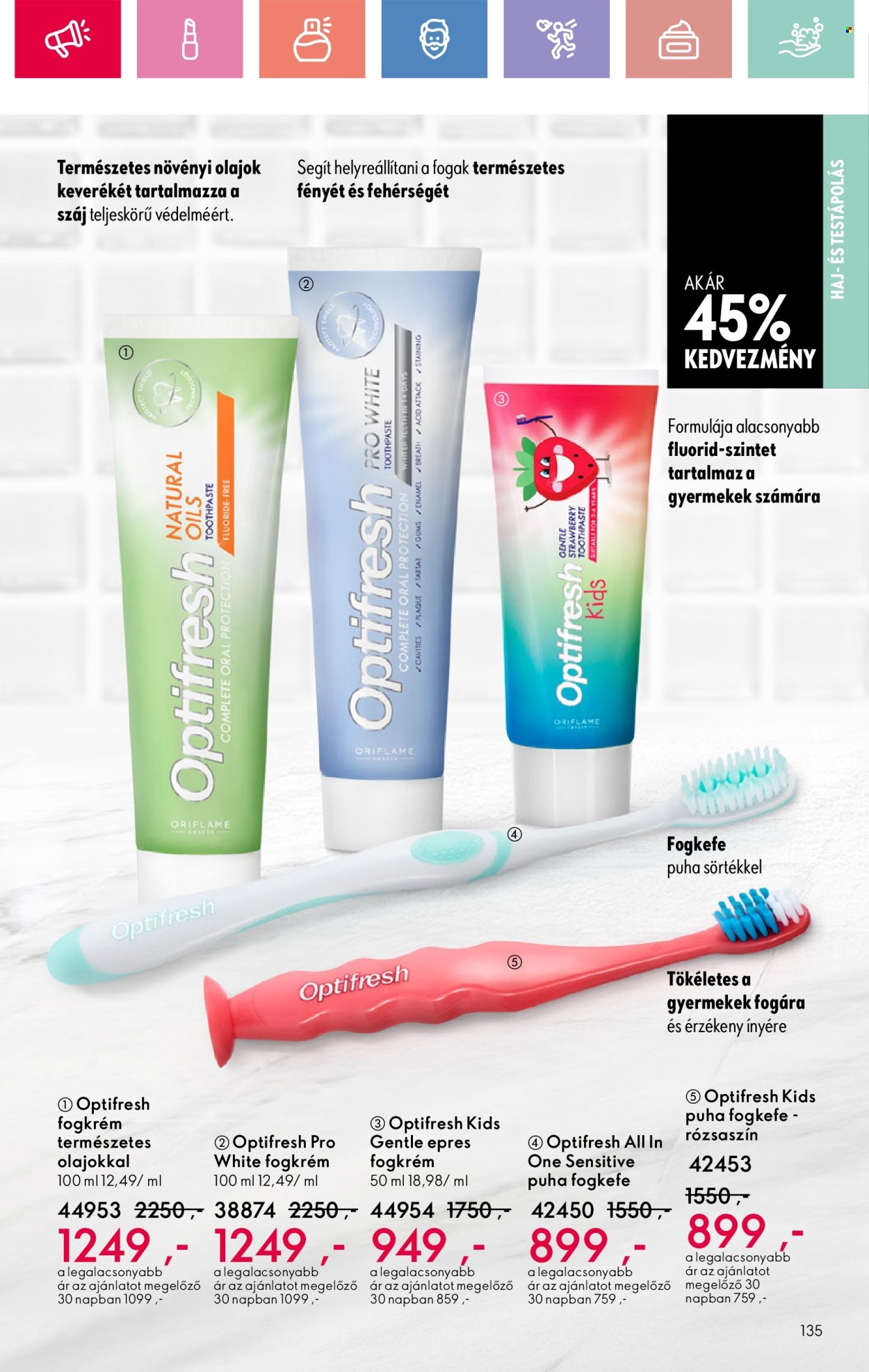 Oriflame akciós újságok - 2025.08.17 - 2025.09.06. Oldal 135