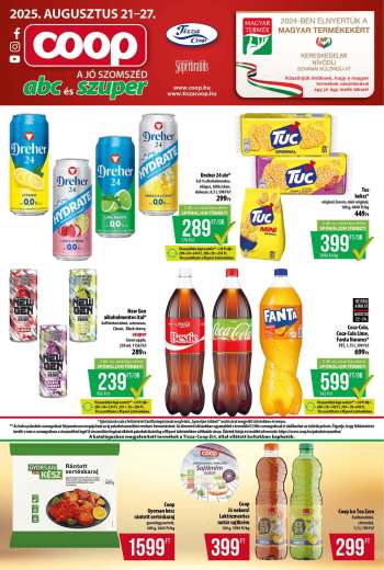 Újság Coop - 2025.08.21 - 2025.08.27.