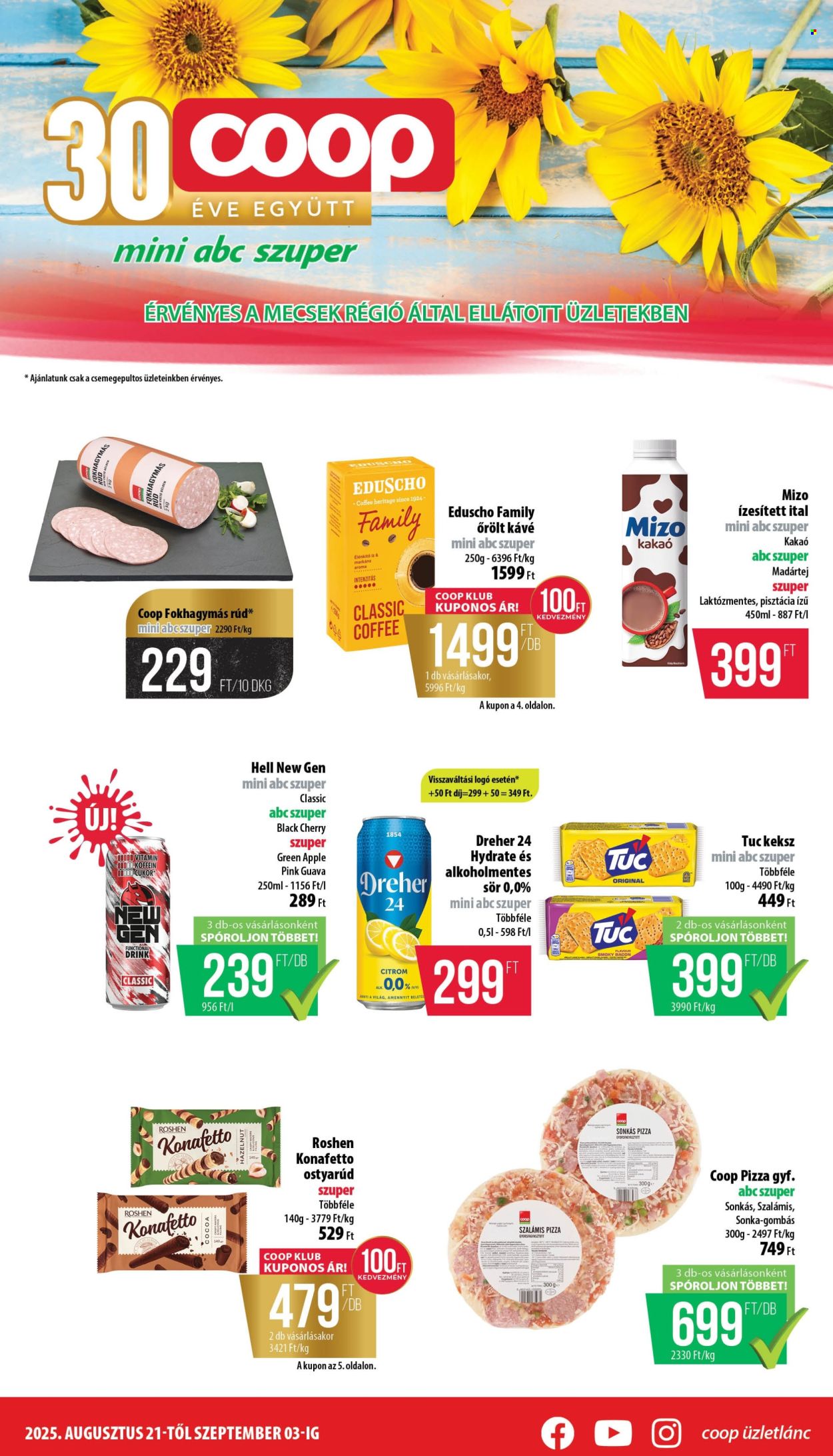Coop akciós újságok - 2025.08.21 - 2025.09.03. Oldal 1