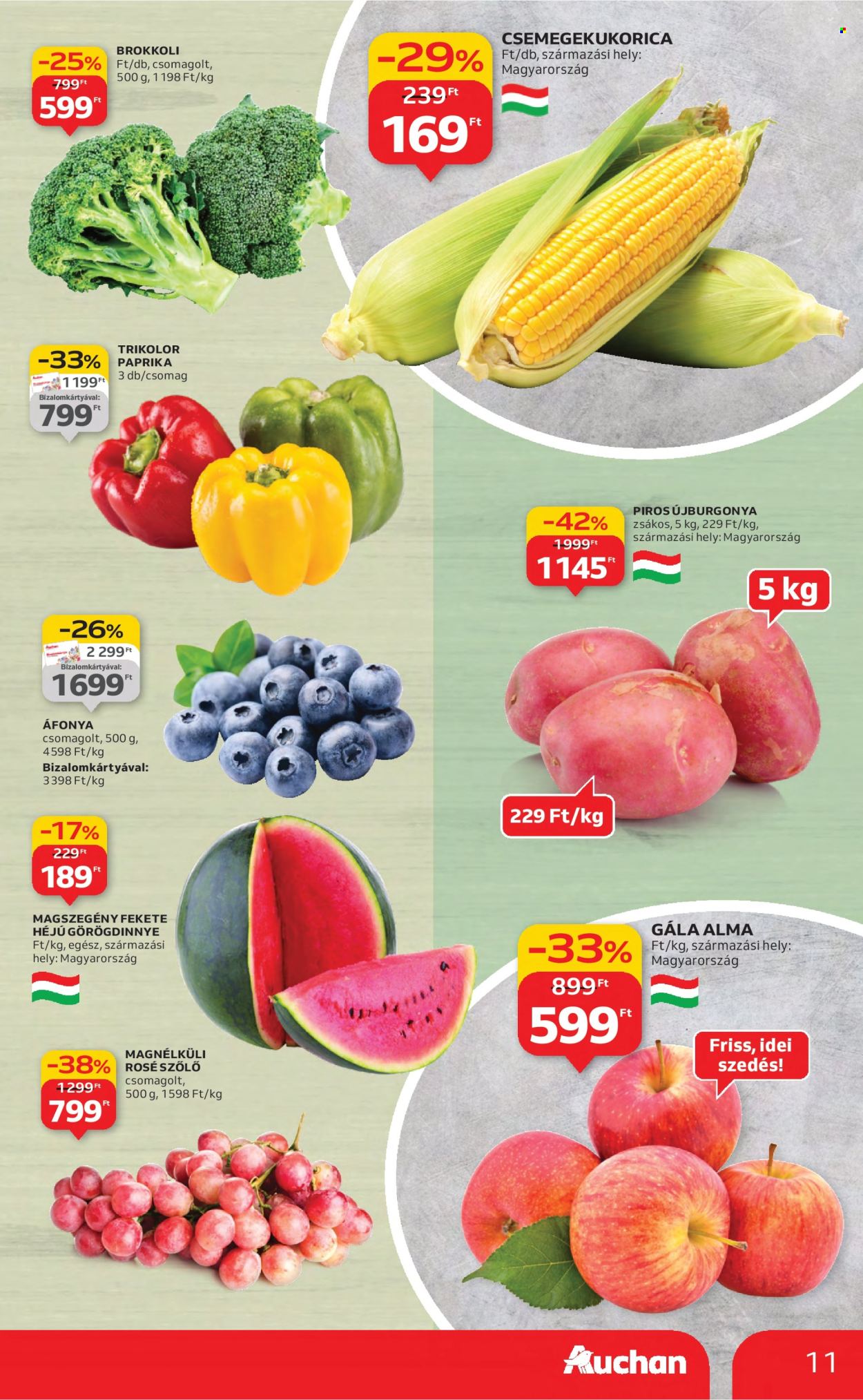Auchan akciós újságok - 2025.08.21 - 2025.08.27. Oldal 11