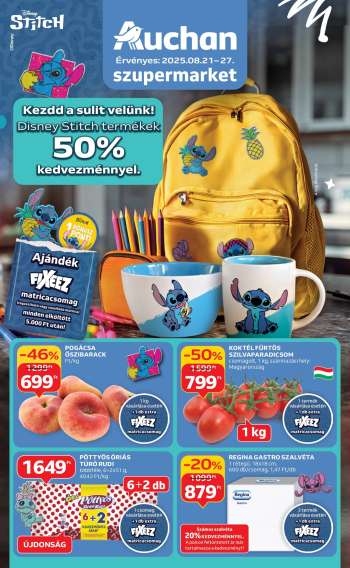 Újság Auchan - 2025.08.21 - 2025.08.27.