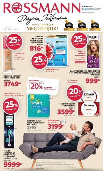 Újság Rossmann - 2025.08.25 - 2025.09.05.