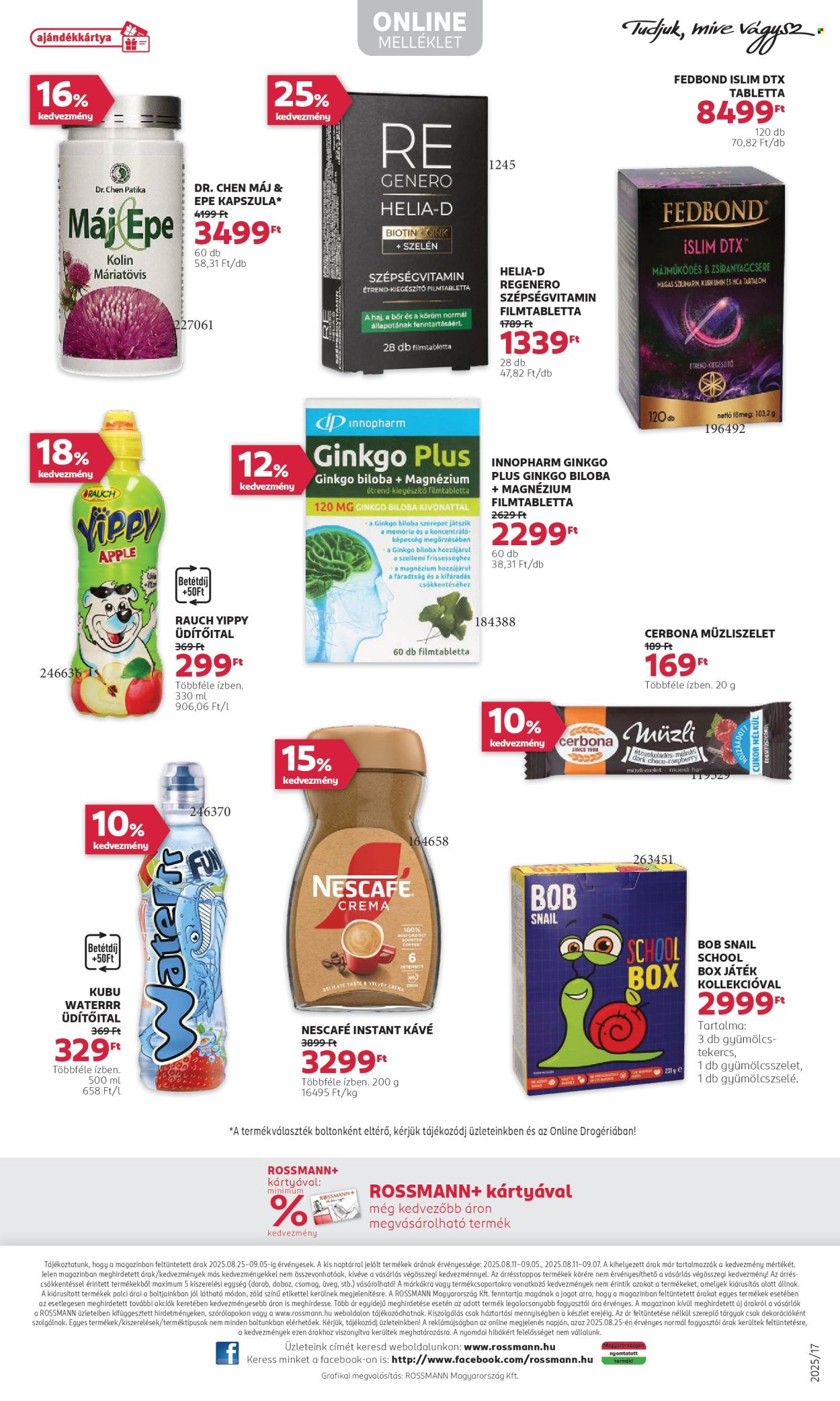 Rossmann akciós újságok - 2025.08.25 - 2025.09.05. Oldal 33