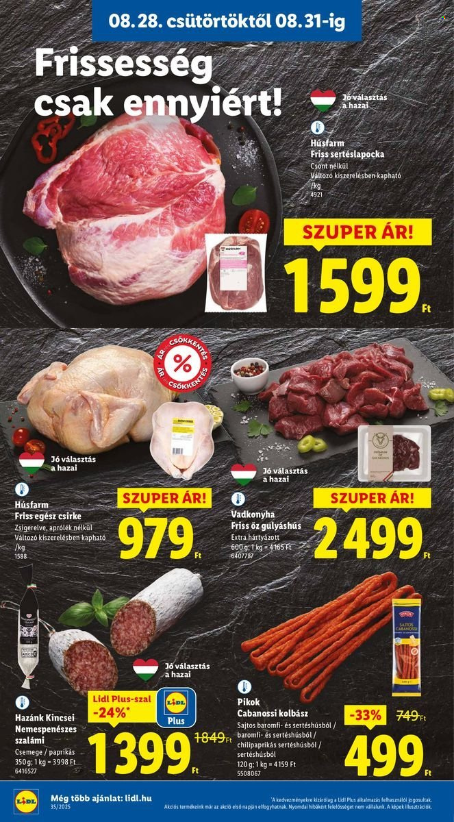 Lidl akciós újságok - 2025.08.28 - 2025.09.03. Oldal 8