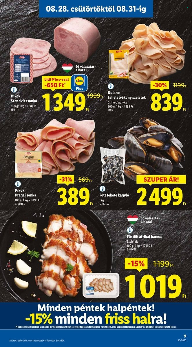 Lidl akciós újságok - 2025.08.28 - 2025.09.03. Oldal 9