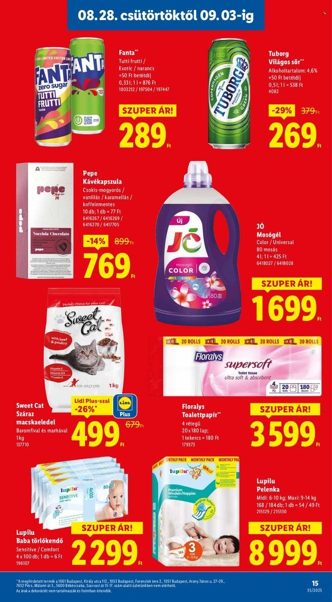 Lidl akciós újságok - 2025.08.28 - 2025.09.03. Oldal 15