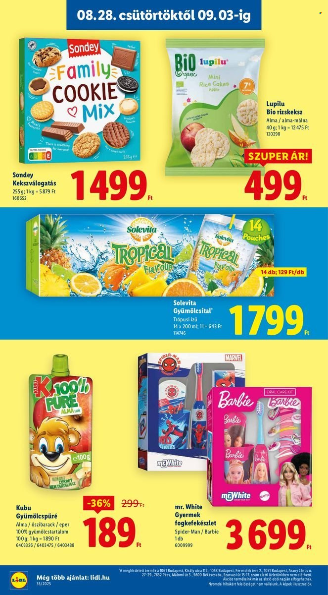 Lidl akciós újságok - 2025.08.28 - 2025.09.03. Oldal 20
