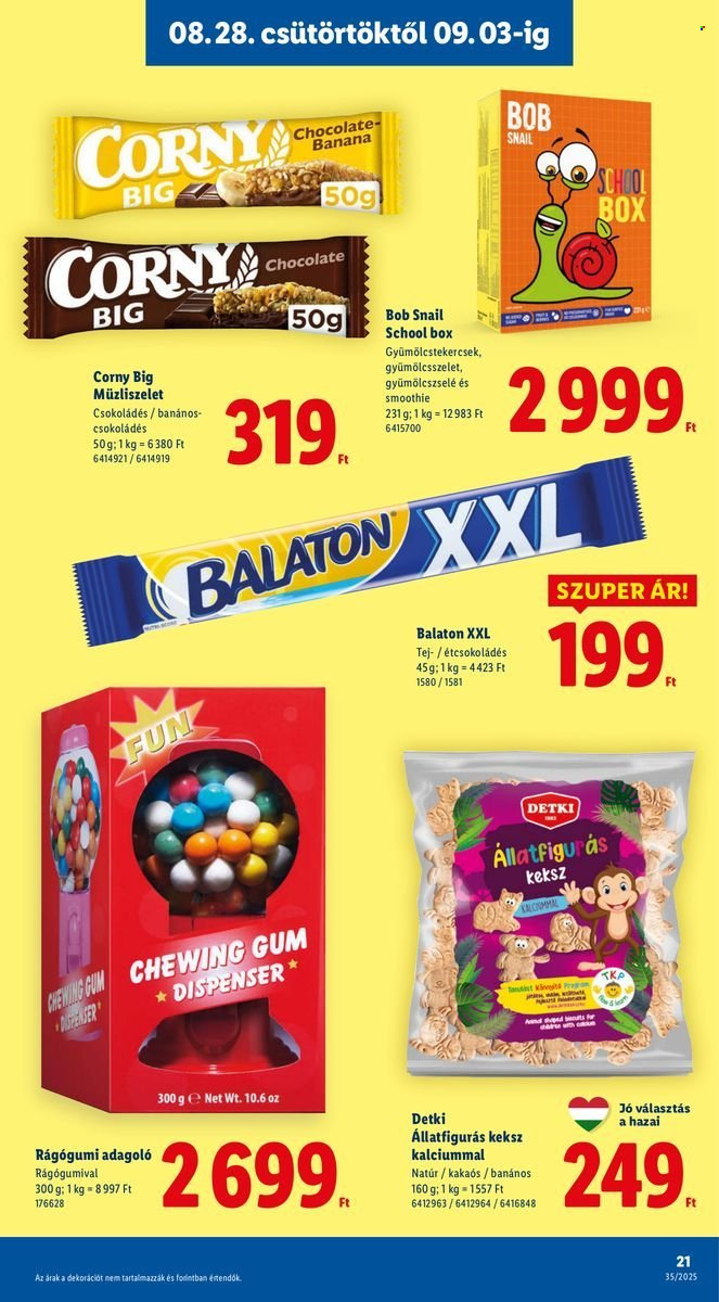 Lidl akciós újságok - 2025.08.28 - 2025.09.03. Oldal 21