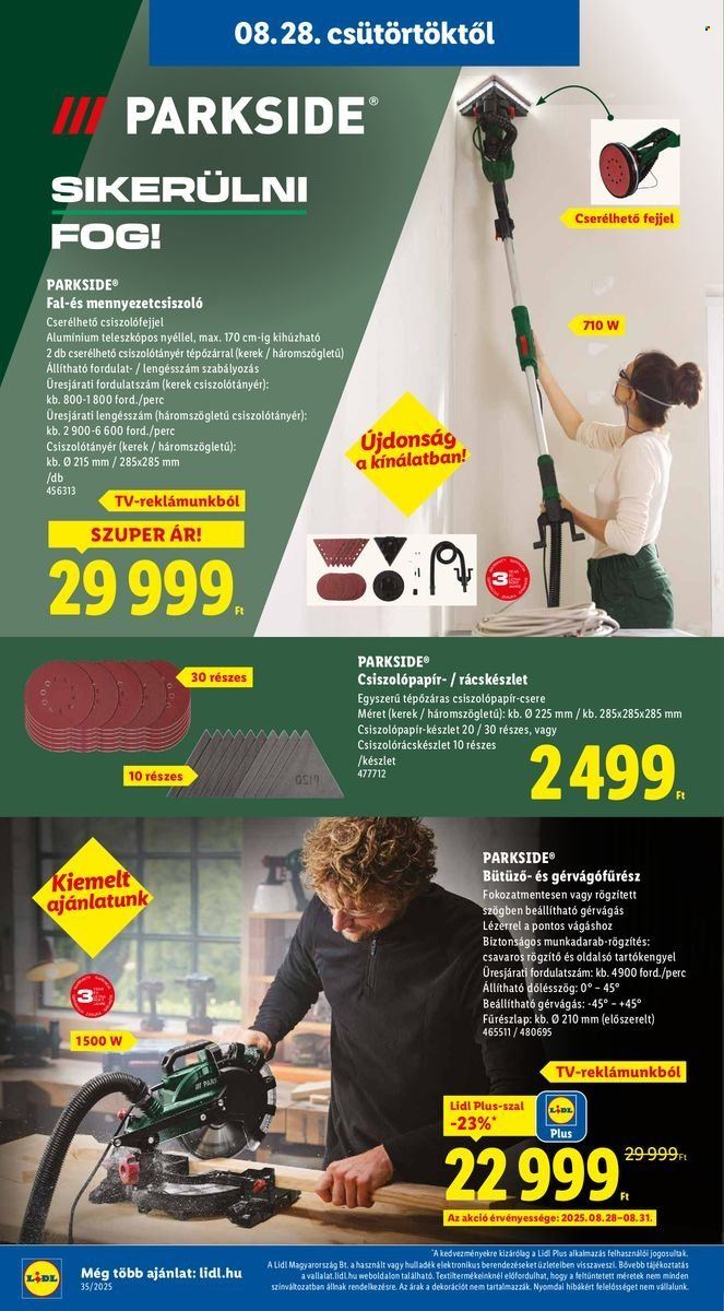 Lidl akciós újságok - 2025.08.28 - 2025.09.03. Oldal 34