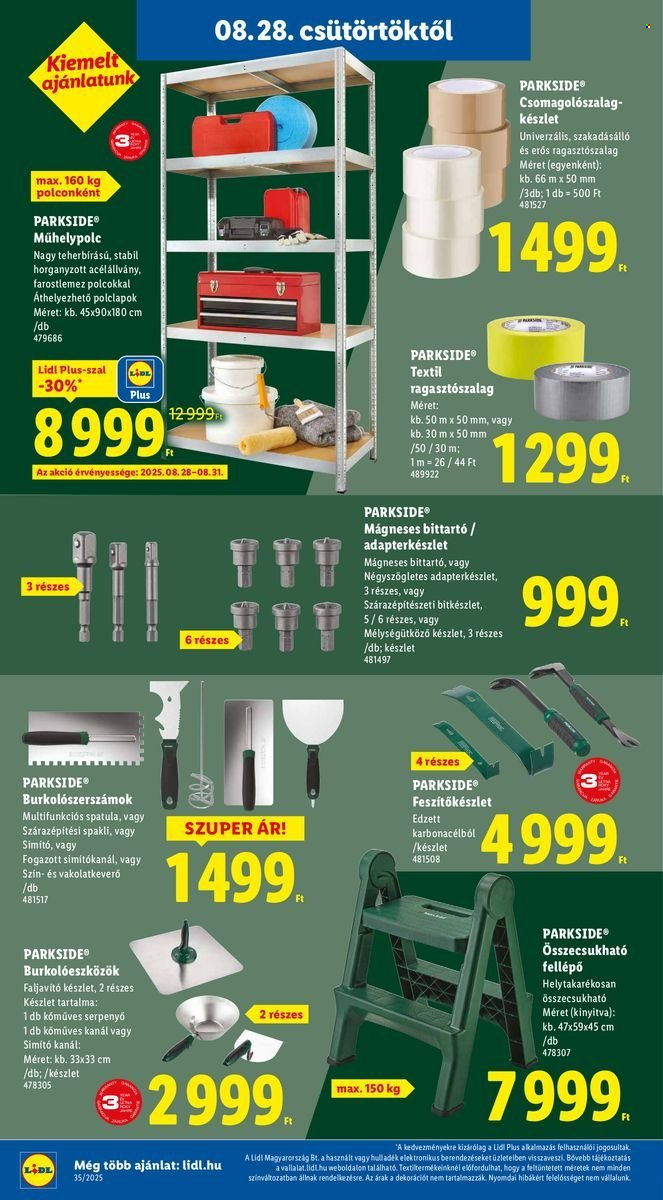 Lidl akciós újságok - 2025.08.28 - 2025.09.03. Oldal 38