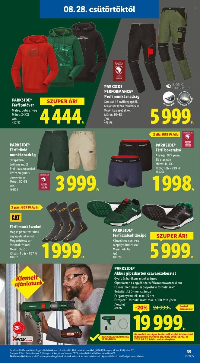 Lidl akciós újságok - 2025.08.28 - 2025.09.03. Oldal 39