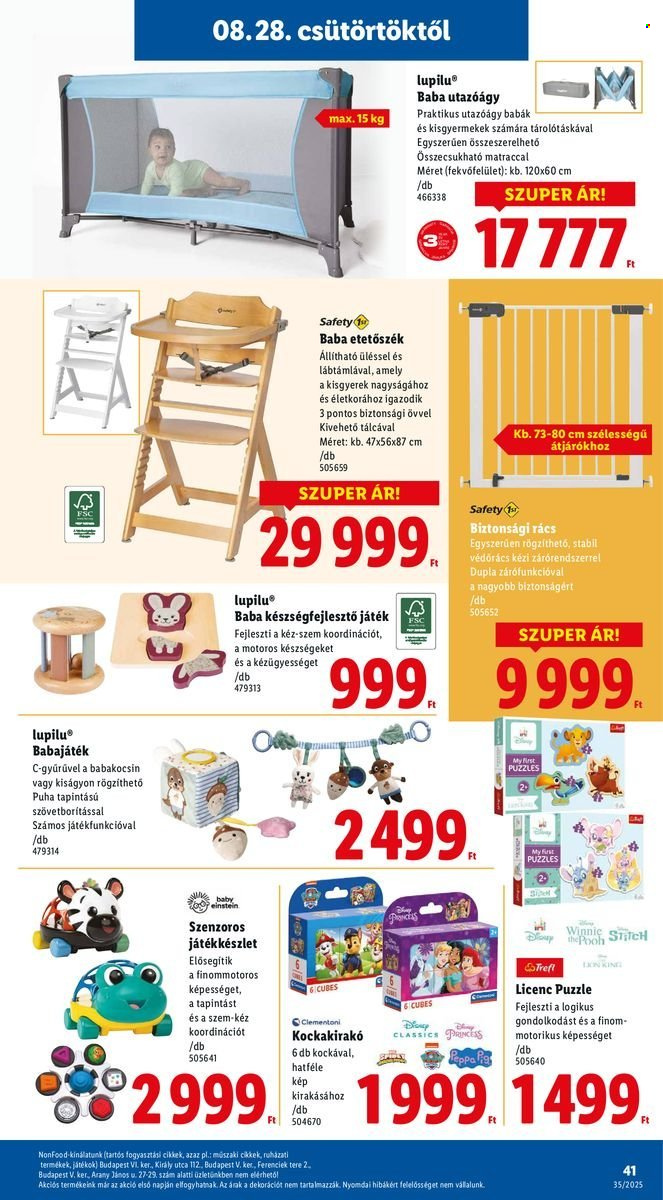 Lidl akciós újságok - 2025.08.28 - 2025.09.03. Oldal 41