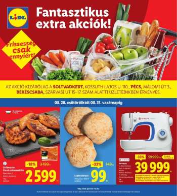 Újság Lidl - 2025.08.28 - 2025.08.31.