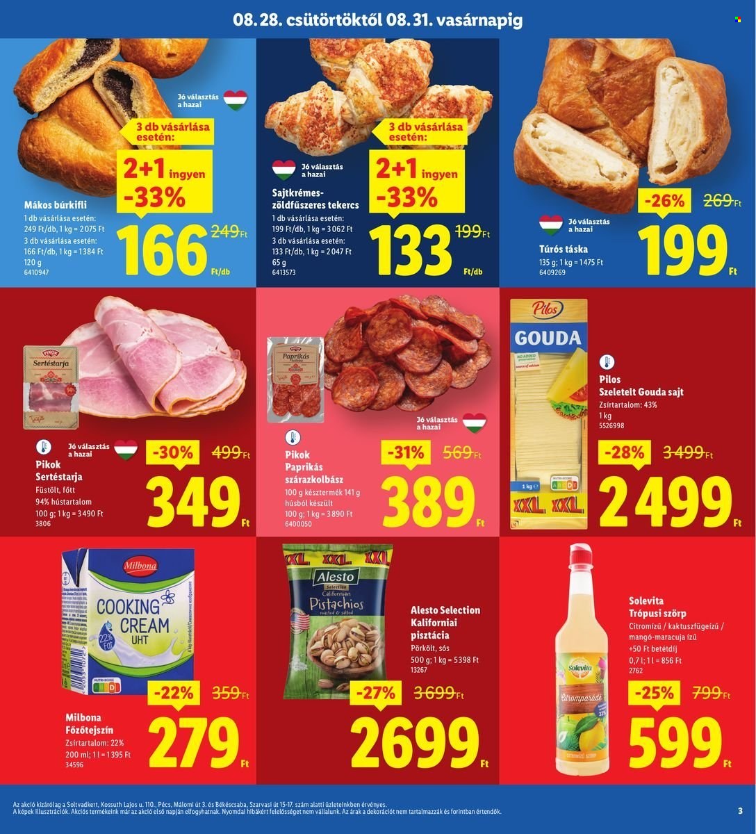 Lidl akciós újságok - 2025.08.28 - 2025.08.31. Oldal 3