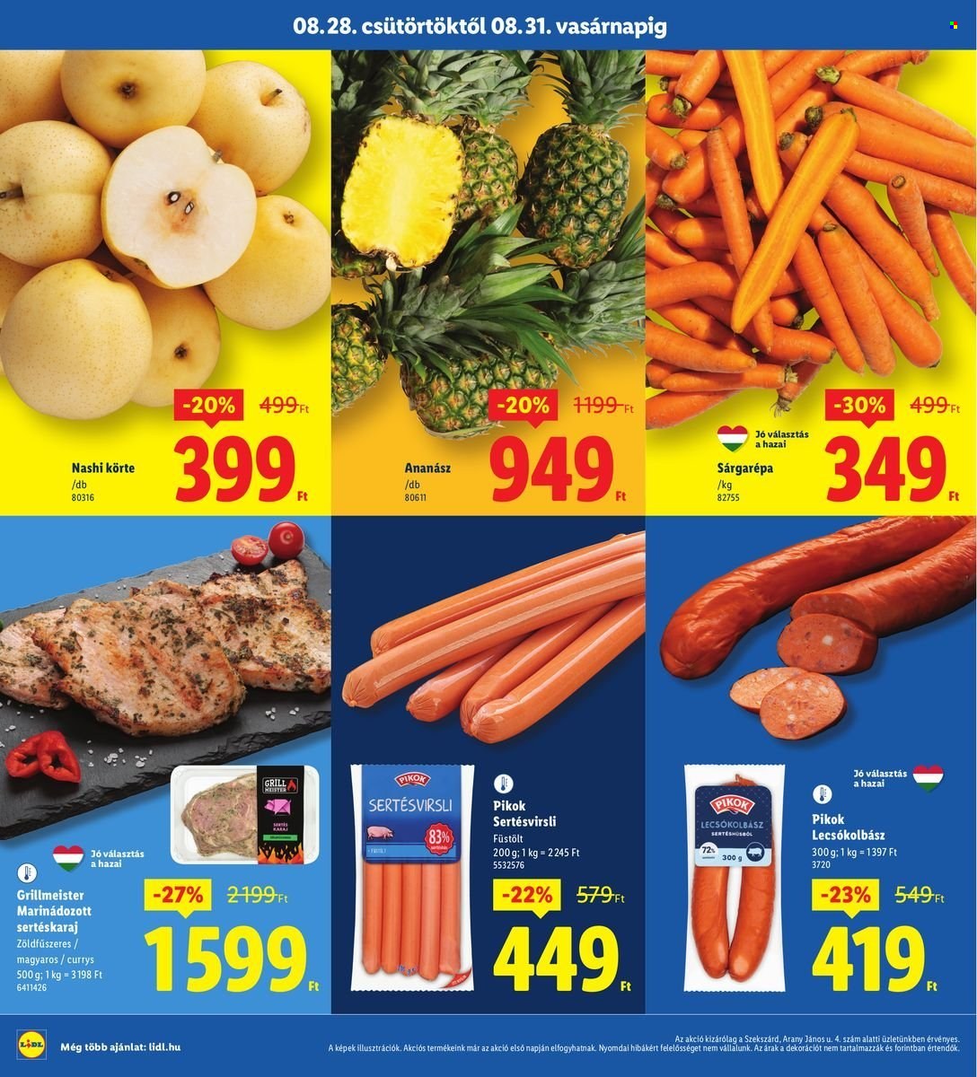 Lidl akciós újságok - 2025.08.28 - 2025.08.31. Oldal 2