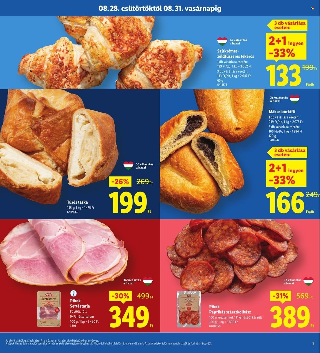Lidl akciós újságok - 2025.08.28 - 2025.08.31. Oldal 3