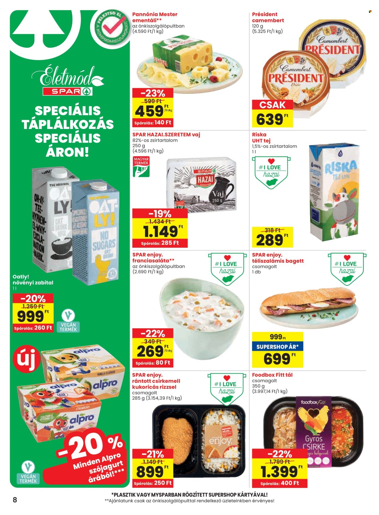 SPAR akciós újságok - 2025.08.28 - 2025.09.03. Oldal 8