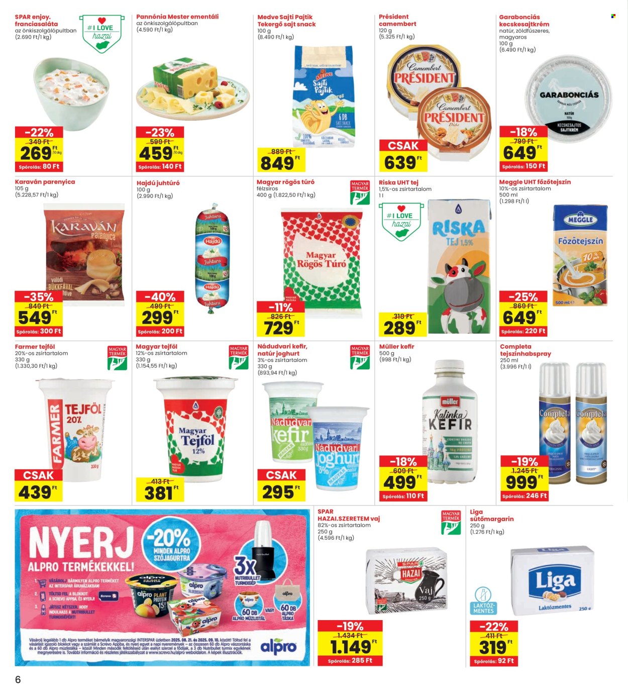 INTERSPAR akciós újságok - 2025.08.28 - 2025.09.03. Oldal 6