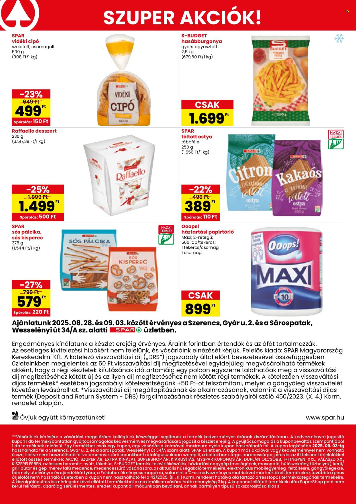 SPAR akciós újságok - 2025.08.28 - 2025.09.03. Oldal 2