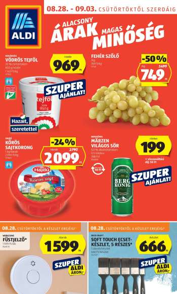Újság Aldi - 2025.08.28 - 2025.09.03.