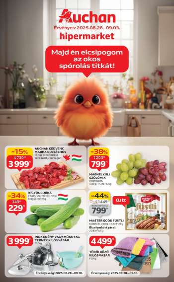 Újság Auchan - 2025.08.28 - 2025.09.03.