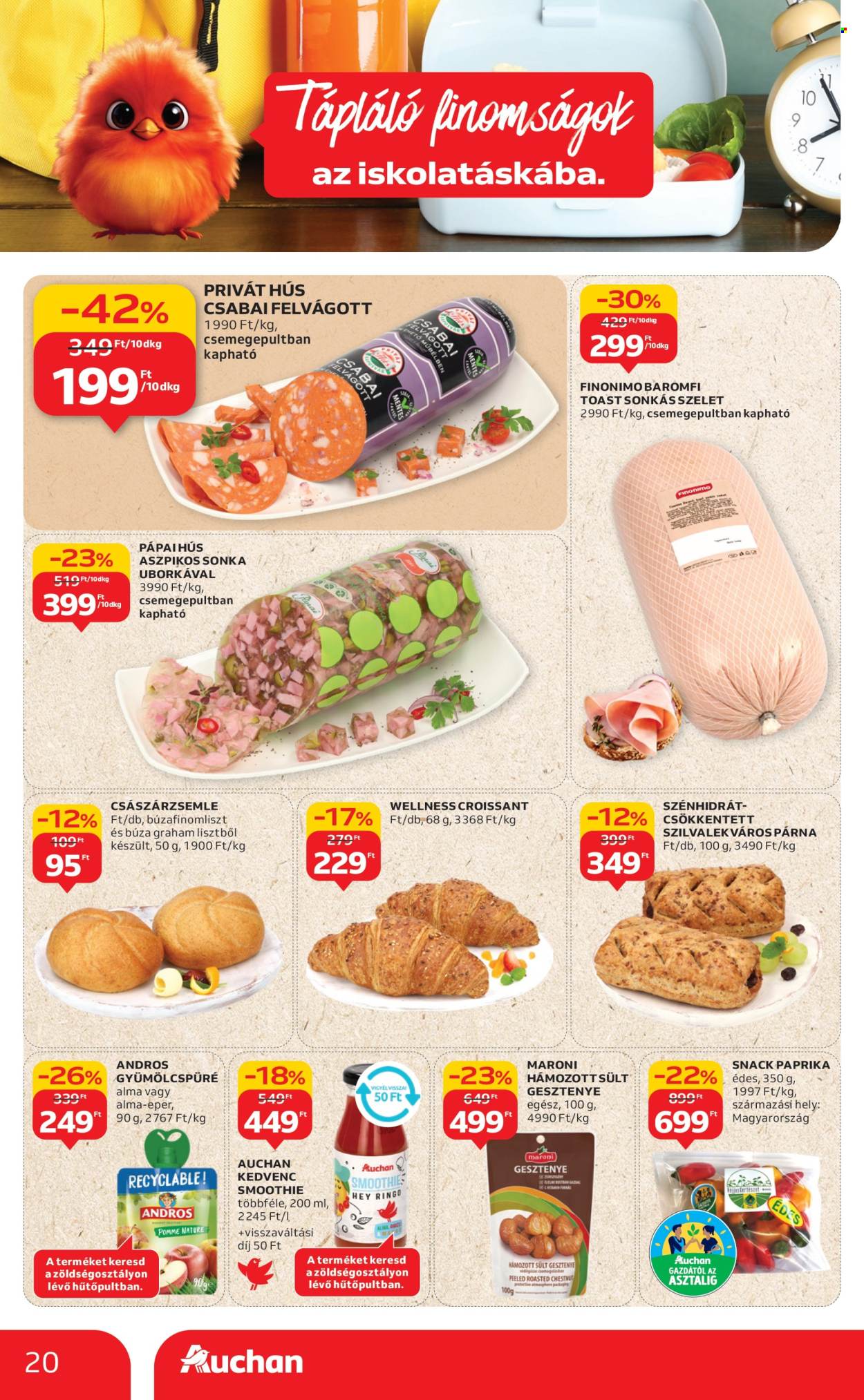 Auchan akciós újságok - 2025.08.28 - 2025.09.03. Oldal 20