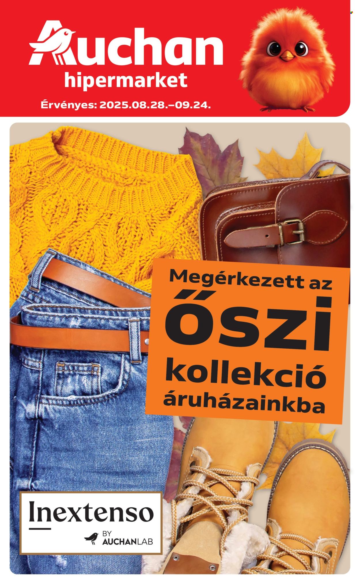 Auchan akciós újságok - 2025.08.28 - 2025.09.24. Oldal 1