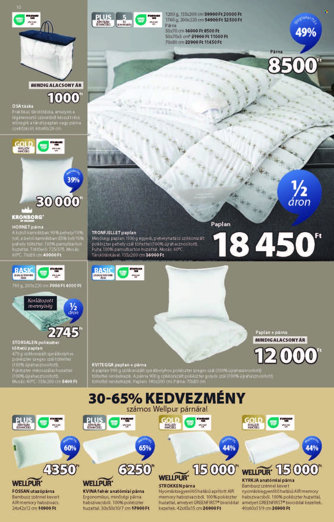 JYSK akciós újságok - 2025.08.27 - 2025.09.09. Oldal 10